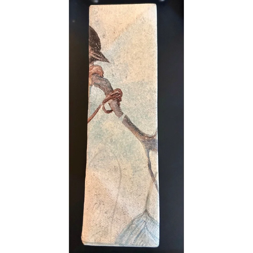 Susan Winget Bird Canvas Wall Art Chickadee Print Square Nature Decor 2015 8